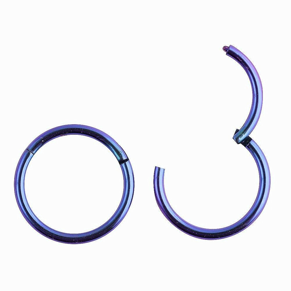 Clicker Septum Piercing Helix Ring Scharnier Ohr Segment Tragus Lippe Klicker