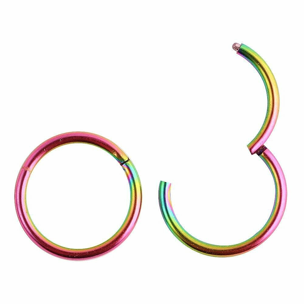 Clicker Septum Piercing Helix Ring Scharnier Ohr Segment Tragus Lippe Klicker